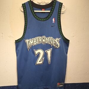 *RARE VINTAGE* Nike Swingman Minnesota Timberwolves Kevin Garnett Jersey (2XL)
